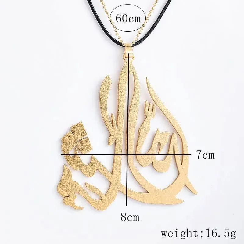 🌙 Big Ma Shaa Allah Pendant Necklaces 🌙