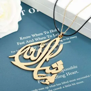 🌙 Big Ma Shaa Allah Pendant Necklaces 🌙