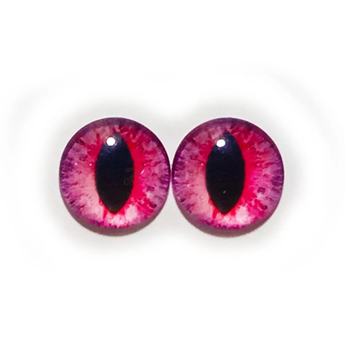 10pcs 6mm 8mm 10mm 12mm Glass Eyes Cabochon Lizard Cat Frog Animal Flat Dome Eye