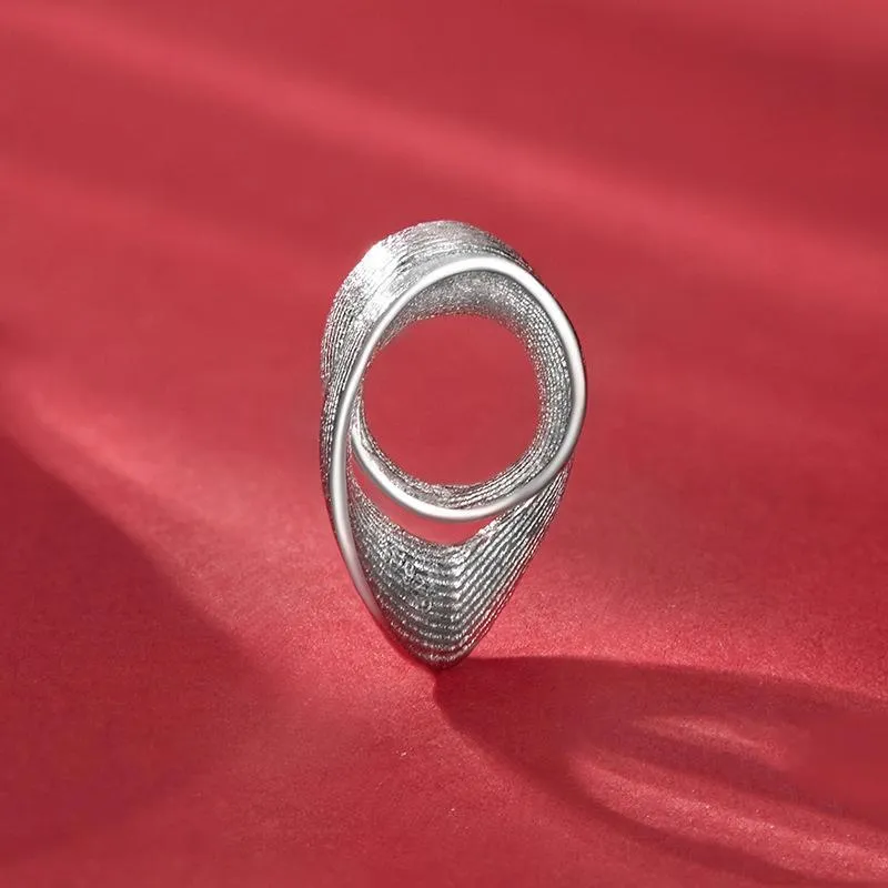 925 Sterling Silver Romantic Heart Diy Beads & Platinum