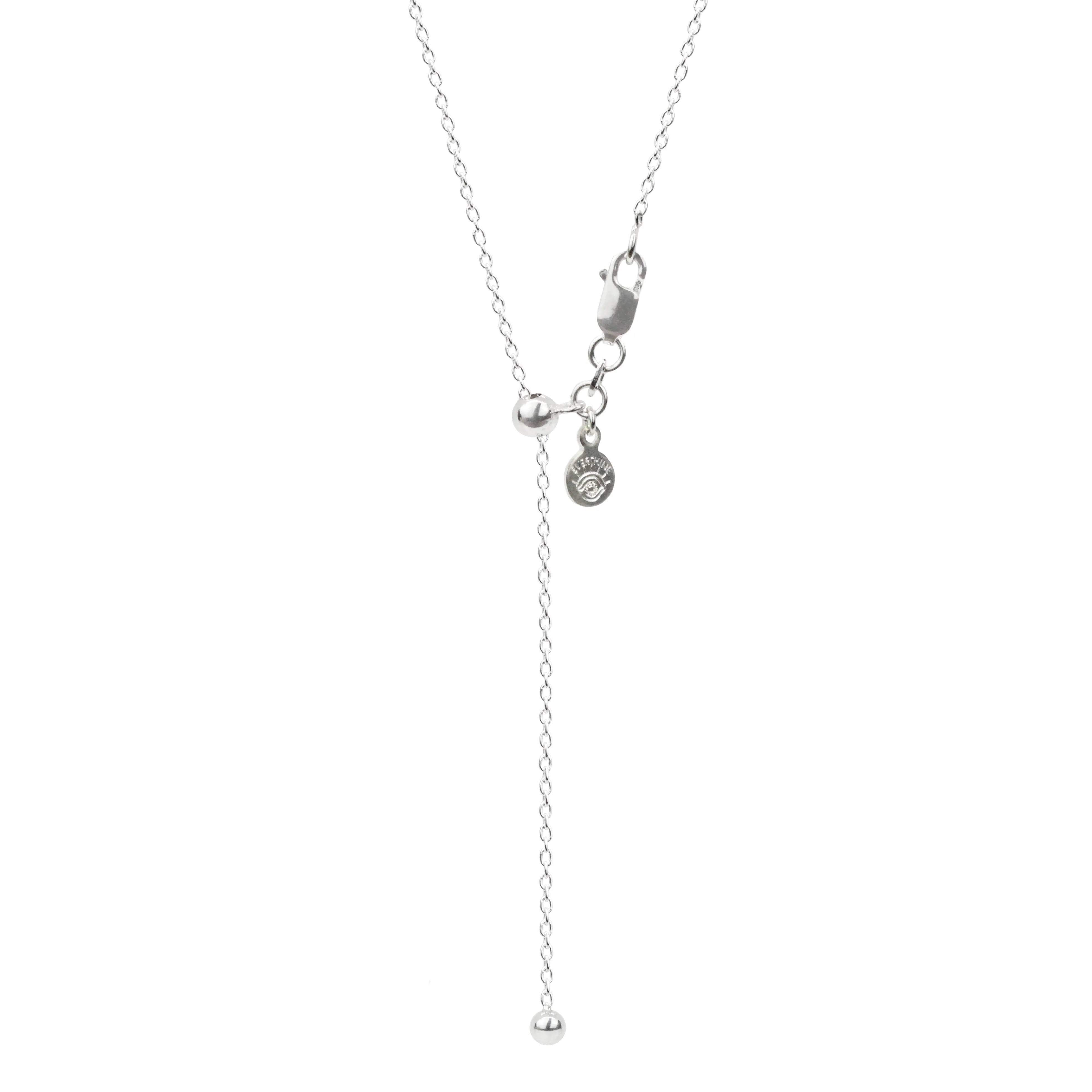 Adjustable Chain Necklace - Shiny Finish in 24"
