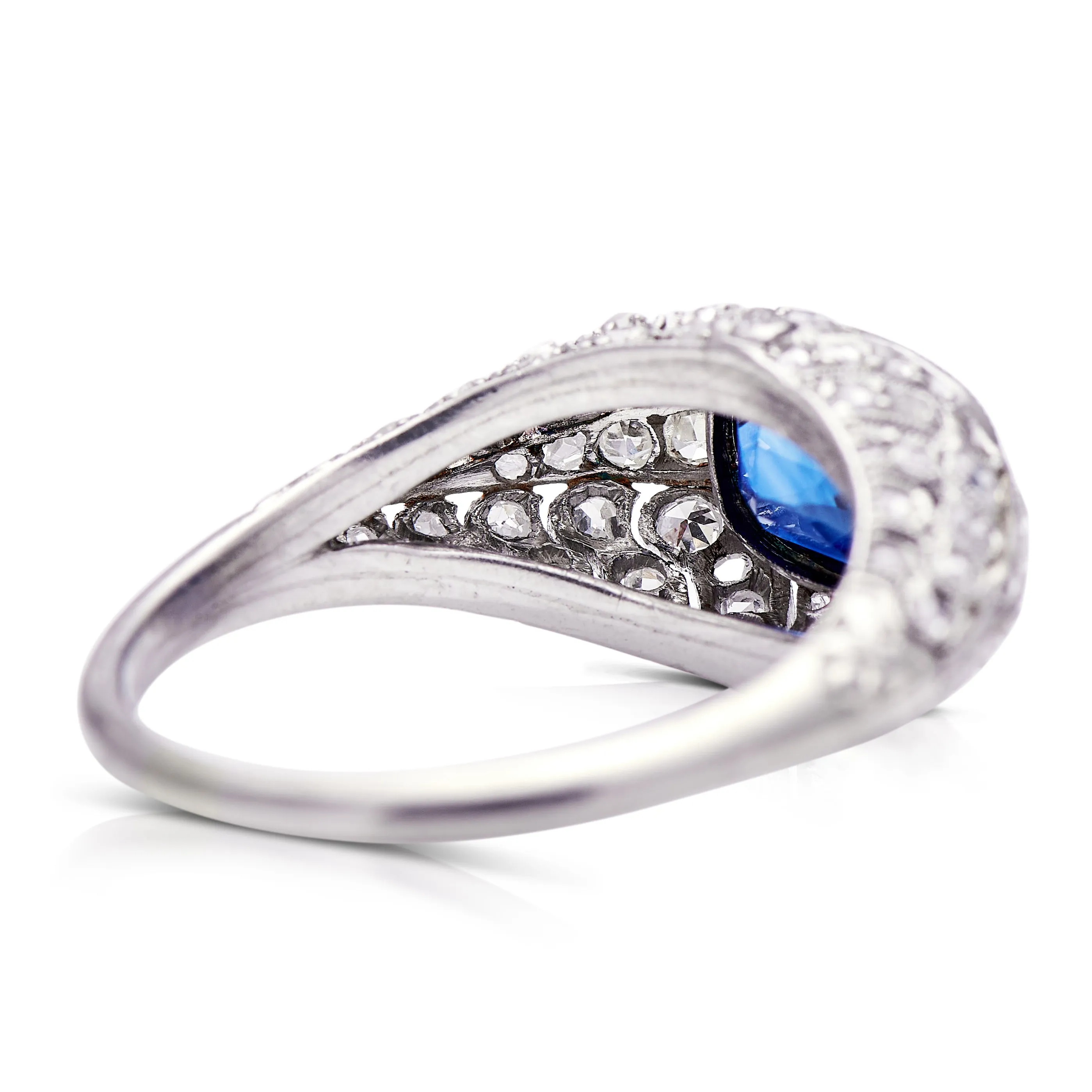 Antique | Belle Époque, sapphire & diamond ring