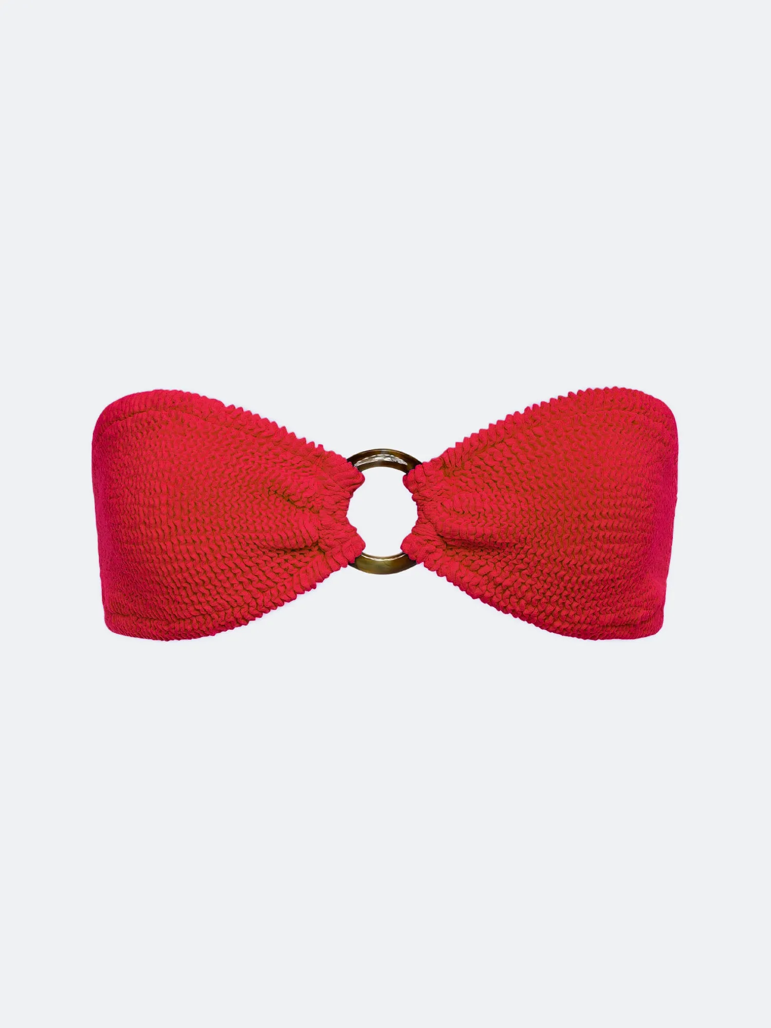 BALBOA O-RING BIKINI TOP - RUBY