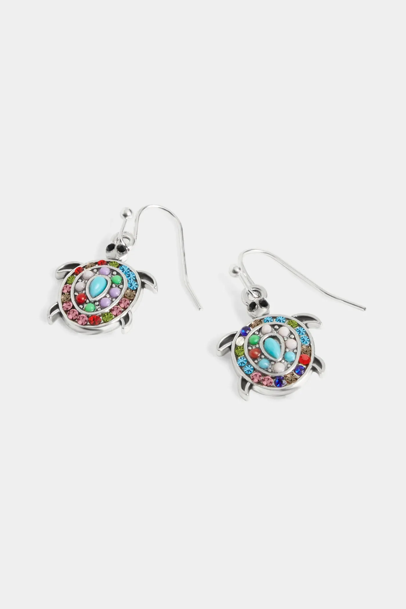 Bedazzled Turtle Earrings