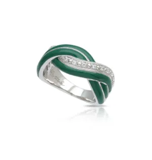 Belle Etoile Coronata Ring - Green