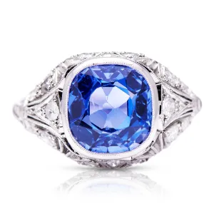 Belle Époque | sapphire & diamond ring