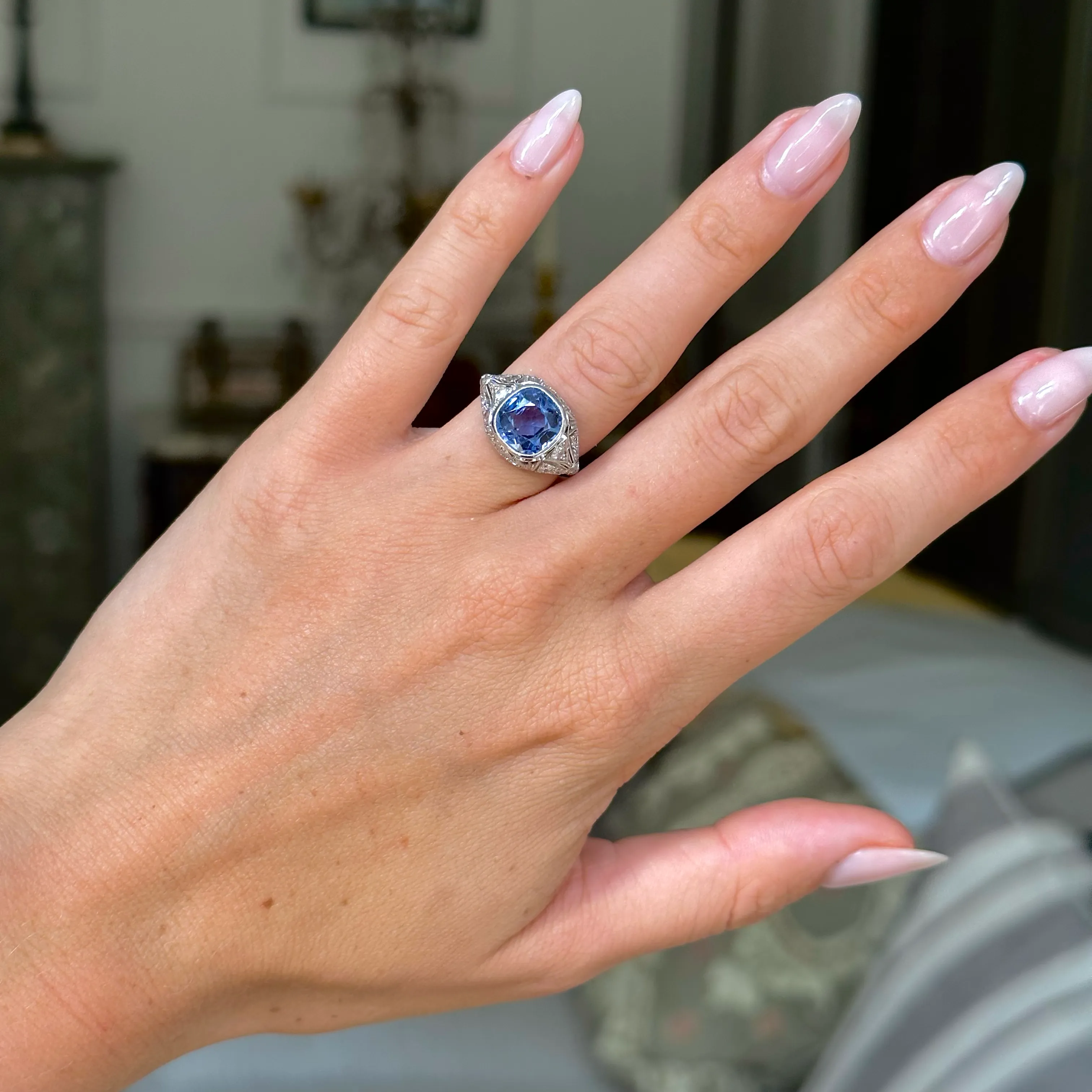 Belle Époque | sapphire & diamond ring
