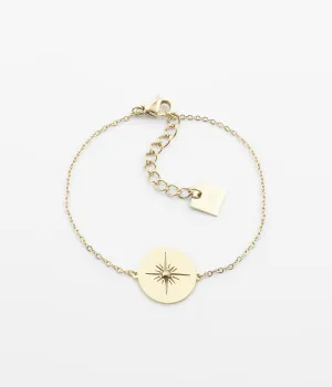 Bracelet Aztèque (Acier doré)