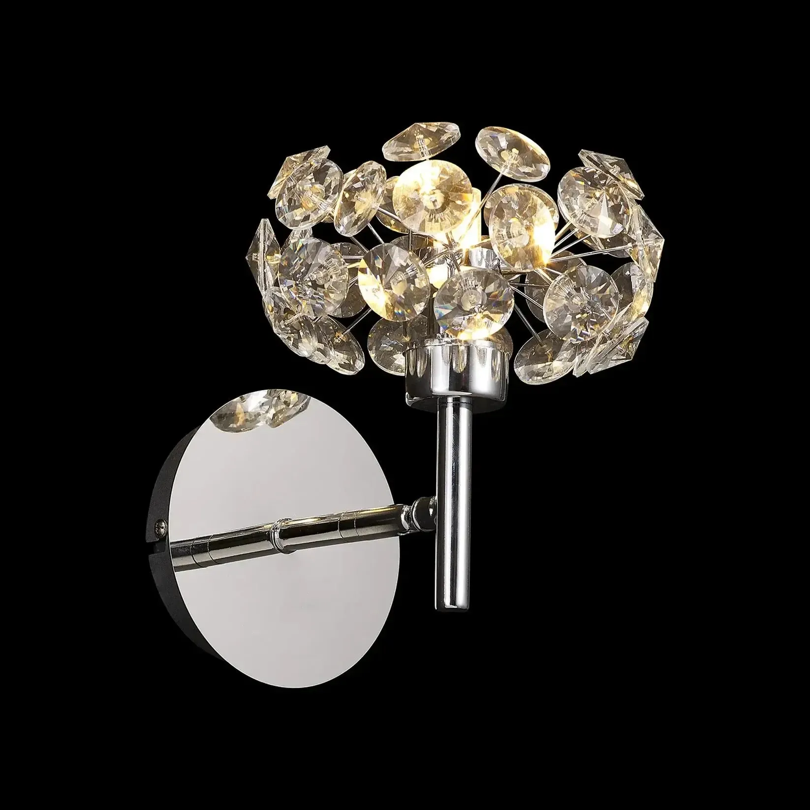 Brantley Adjustable G9 Crystal Wall Lamp