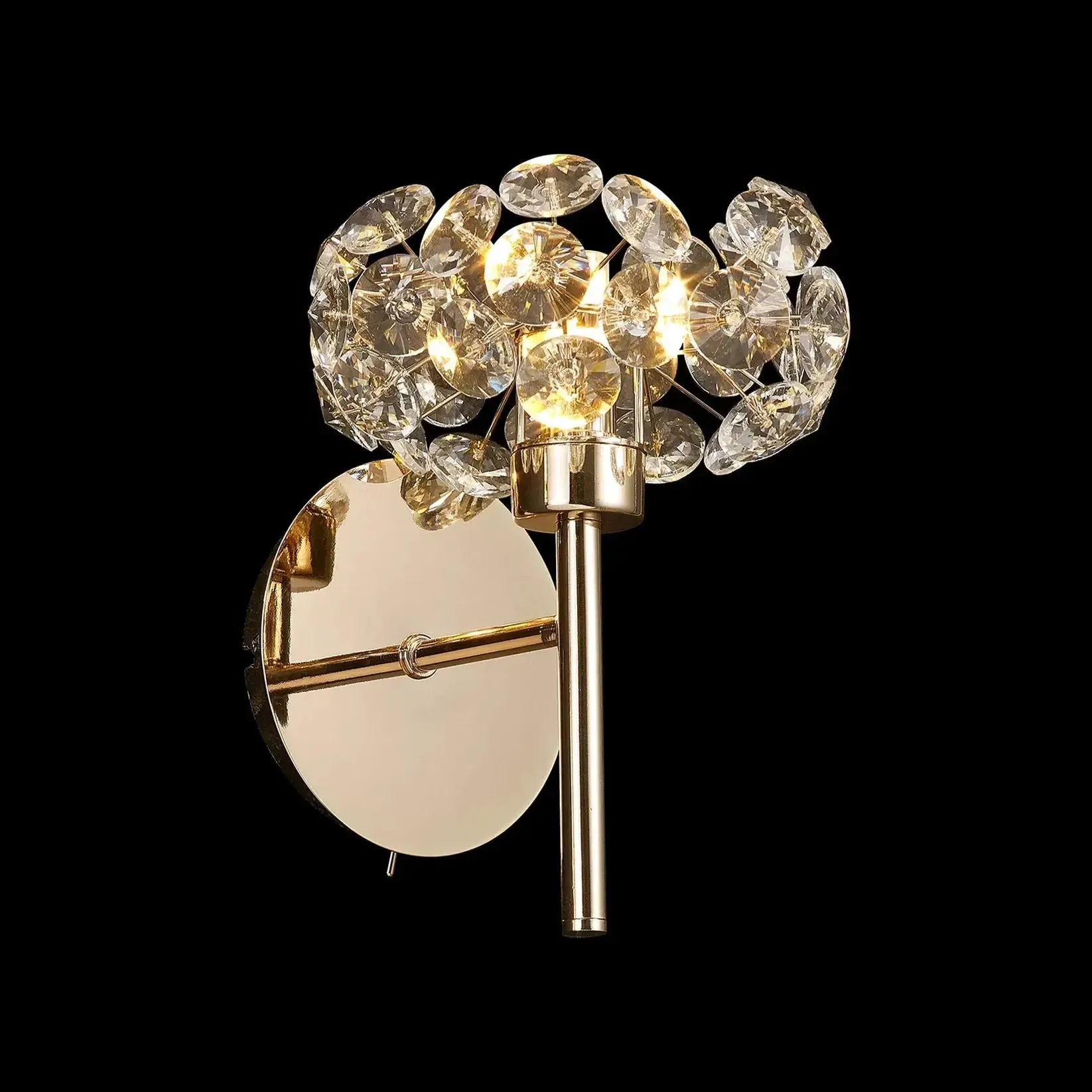 Brantley Adjustable G9 Crystal Wall Lamp