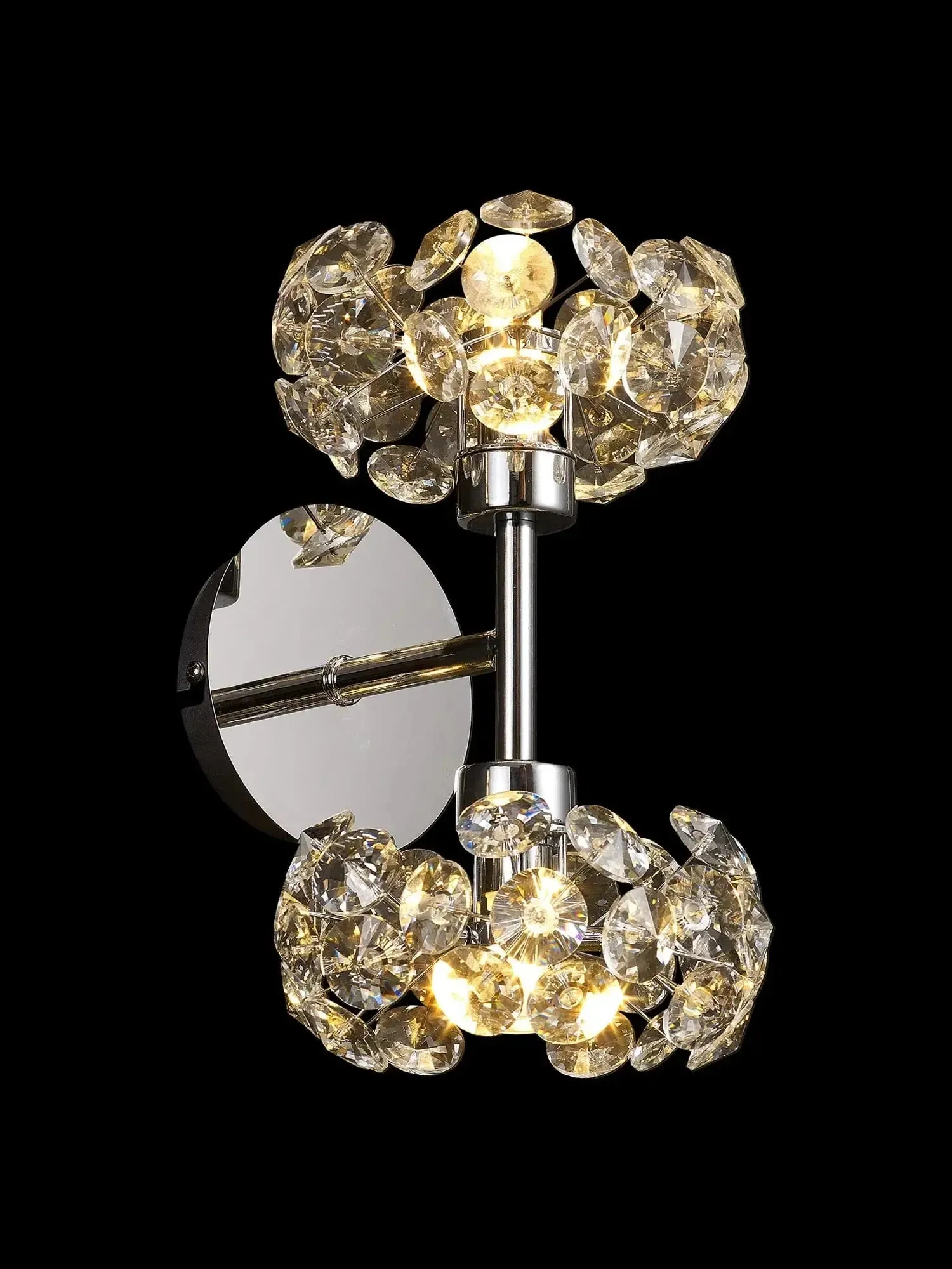 Brantley Adjustable G9 Crystal Wall Lamp
