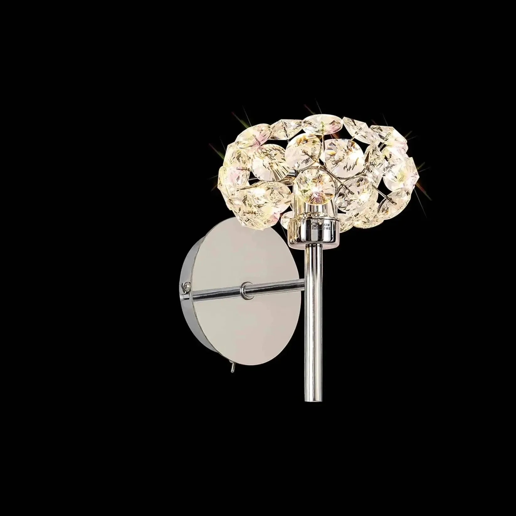 Brantley Adjustable G9 Crystal Wall Lamp