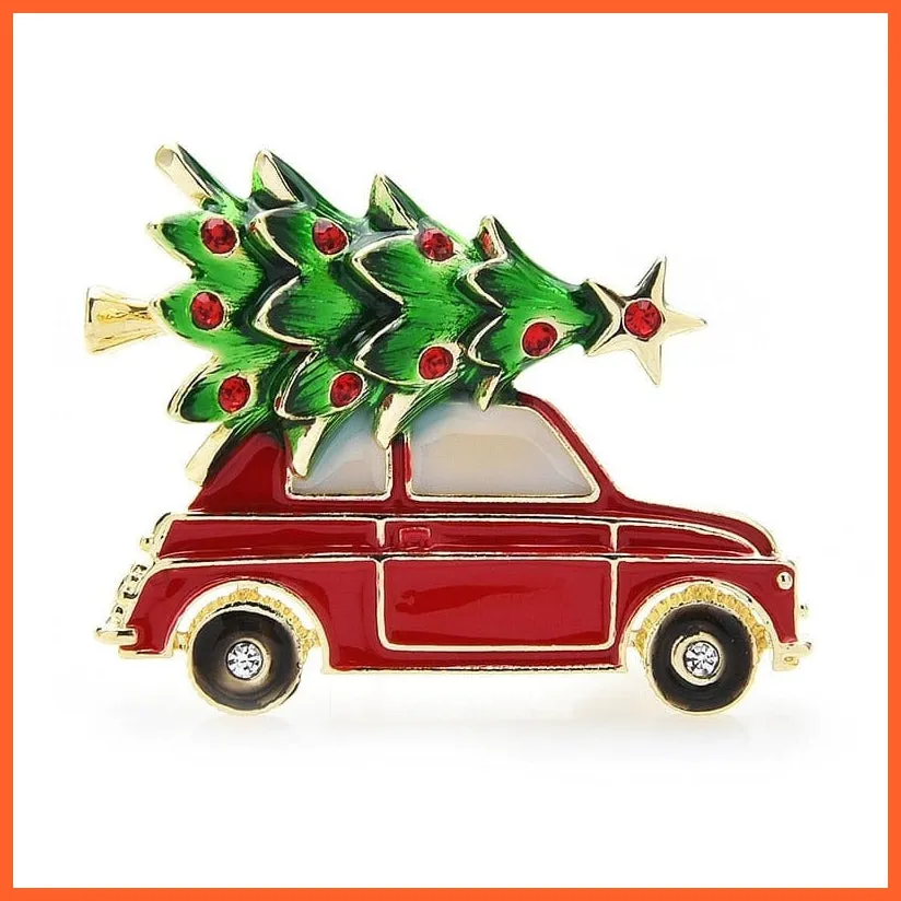 Car Christmas Tree Brooch Pins | Trendy Brooches