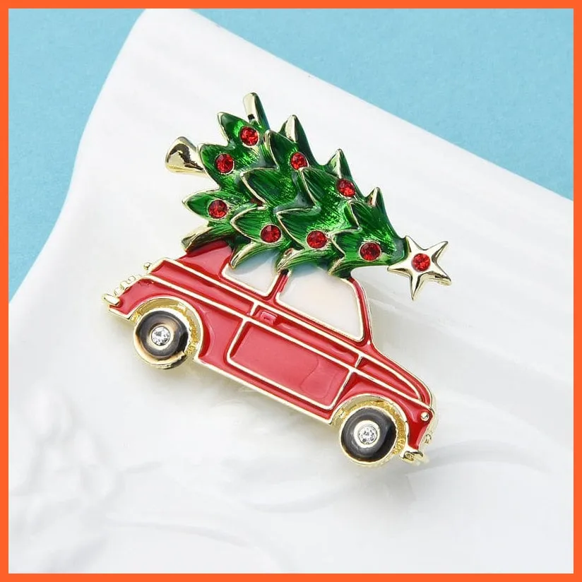 Car Christmas Tree Brooch Pins | Trendy Brooches