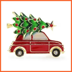 Car Christmas Tree Brooch Pins | Trendy Brooches