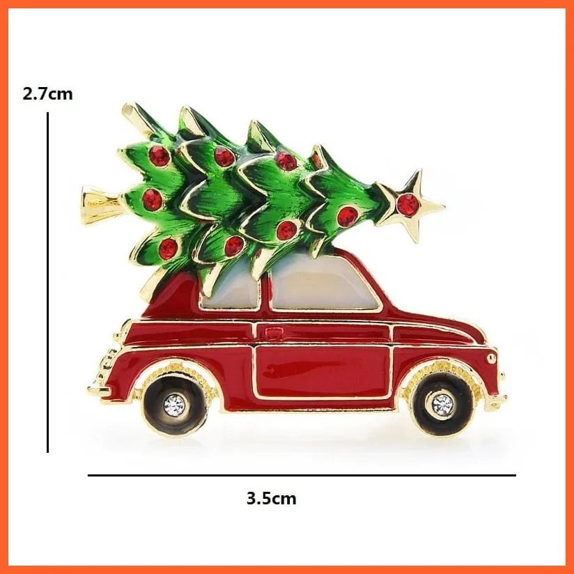 Car Christmas Tree Brooch Pins | Trendy Brooches