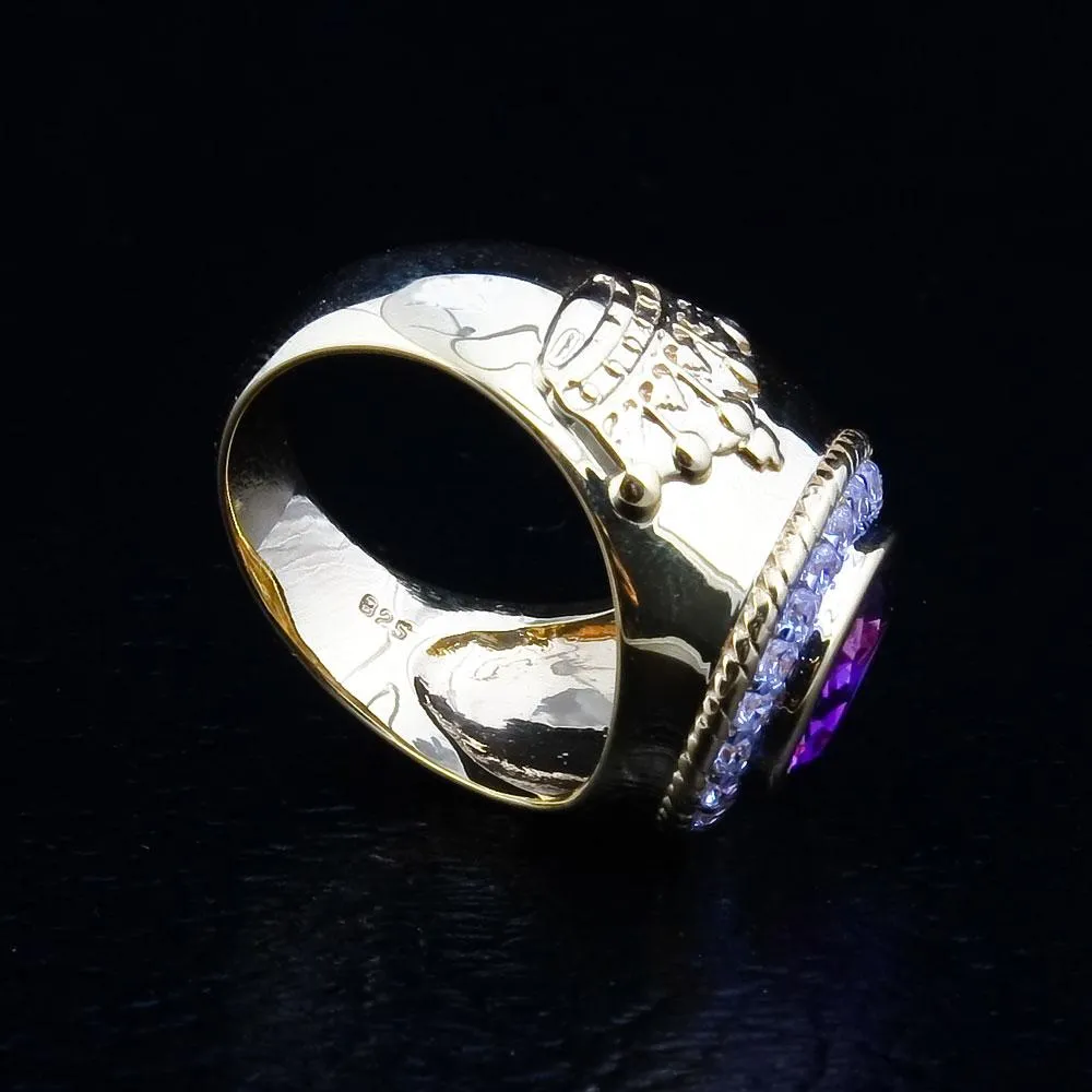 Christian Crown Bishop Ring