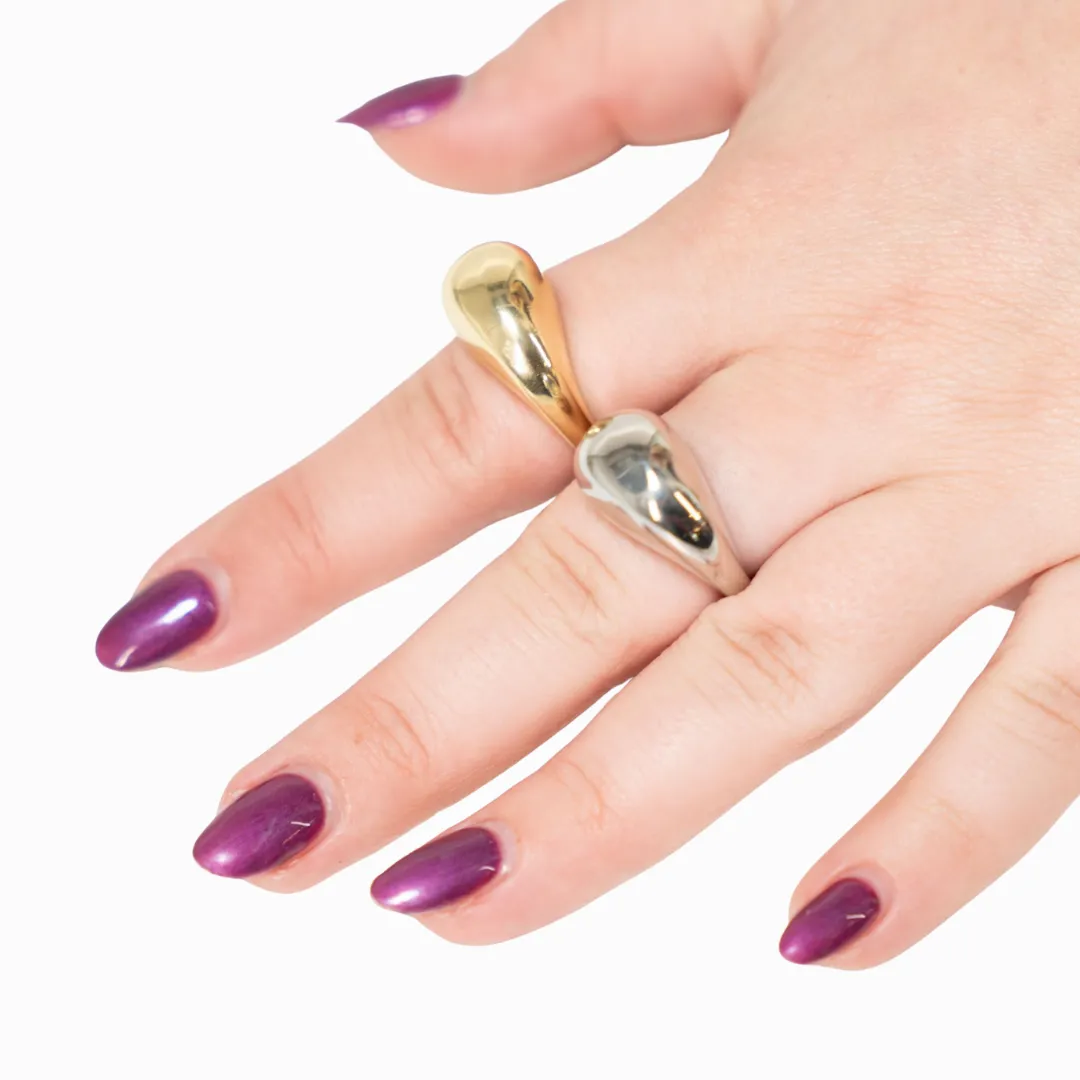 Chunky Comma Ring
