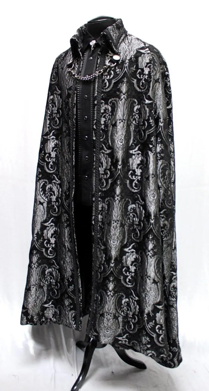 CLOAK OF DARKNESS - SILVER AND BLACK TAPESTRY