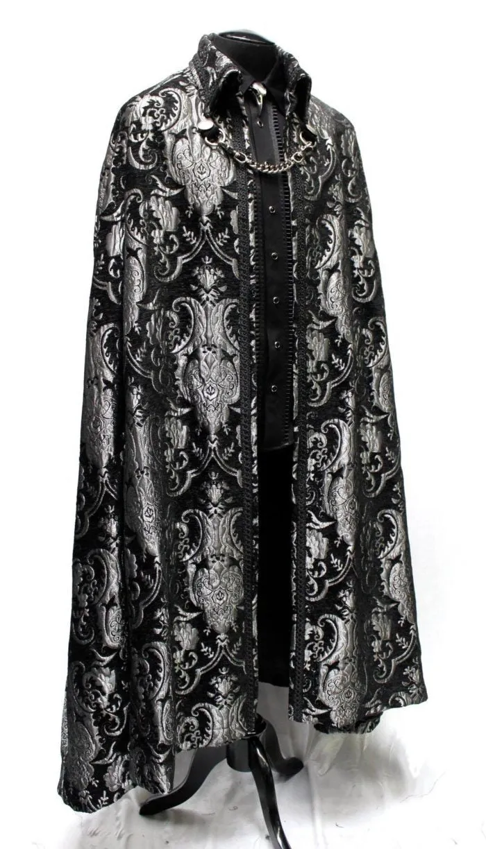 CLOAK OF DARKNESS - SILVER AND BLACK TAPESTRY