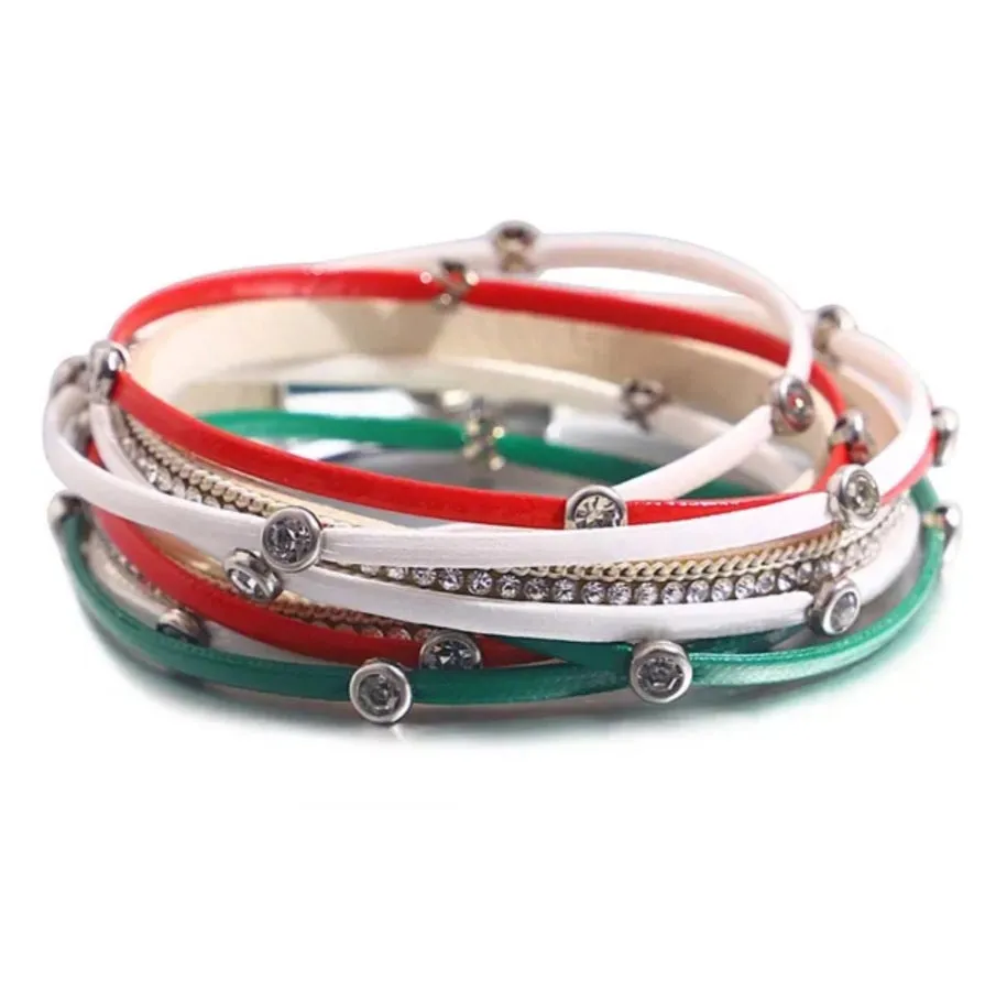 Color Combo Wrap Bracelet