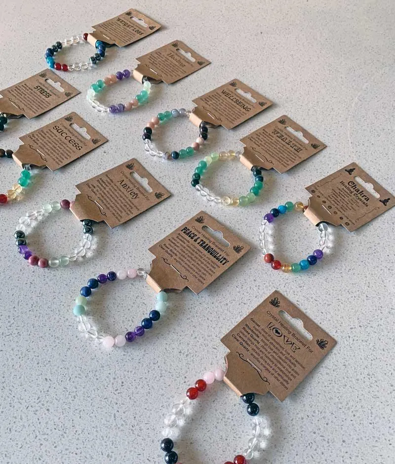 Crystal Healing Bracelet for Anxiety Relief & Calm