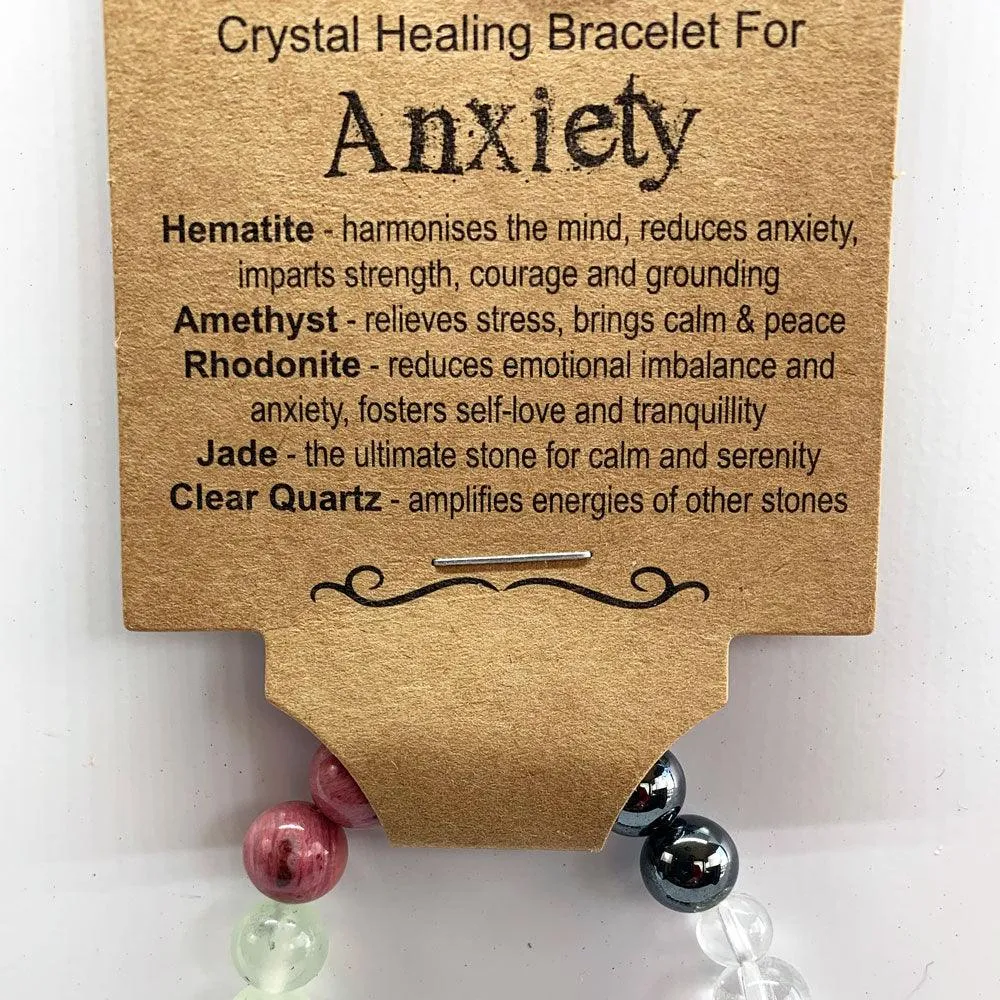 Crystal Healing Bracelet for Anxiety Relief & Calm
