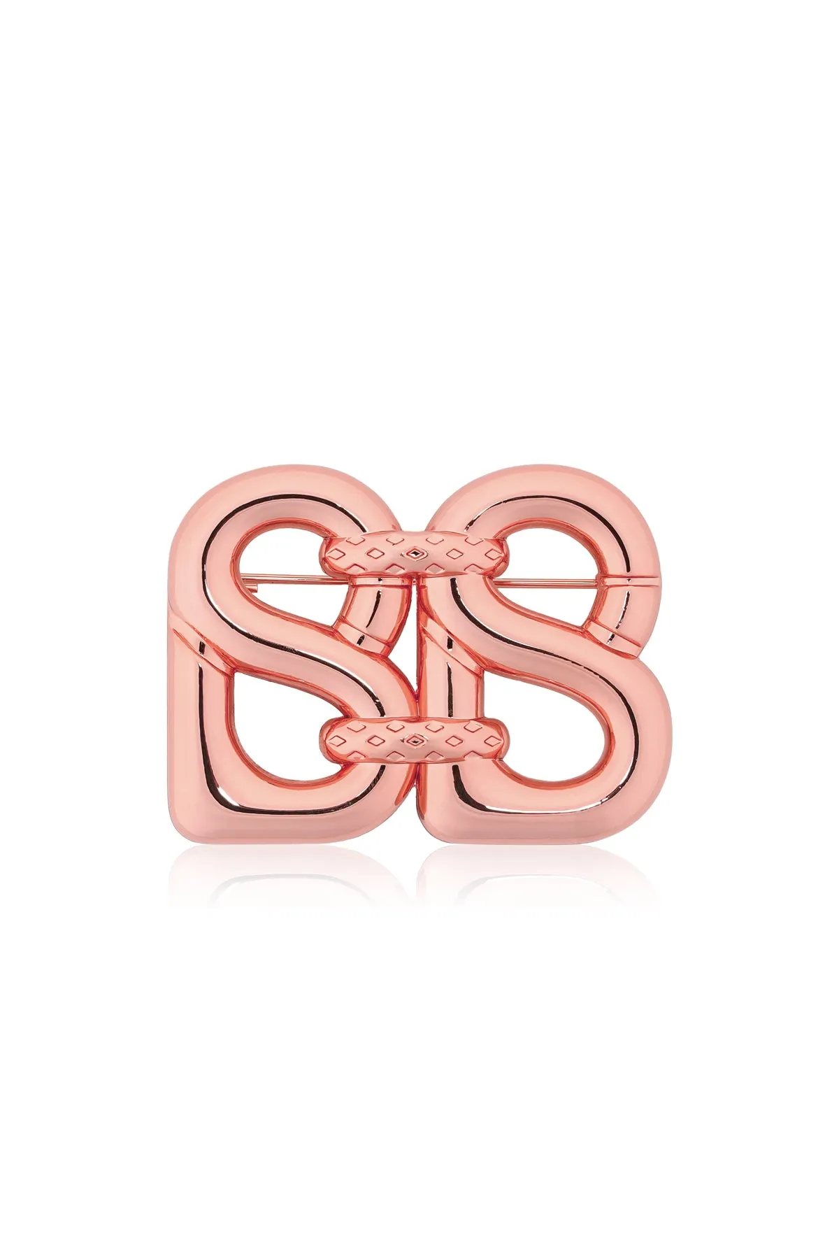 Deux Brooch - Rose Gold