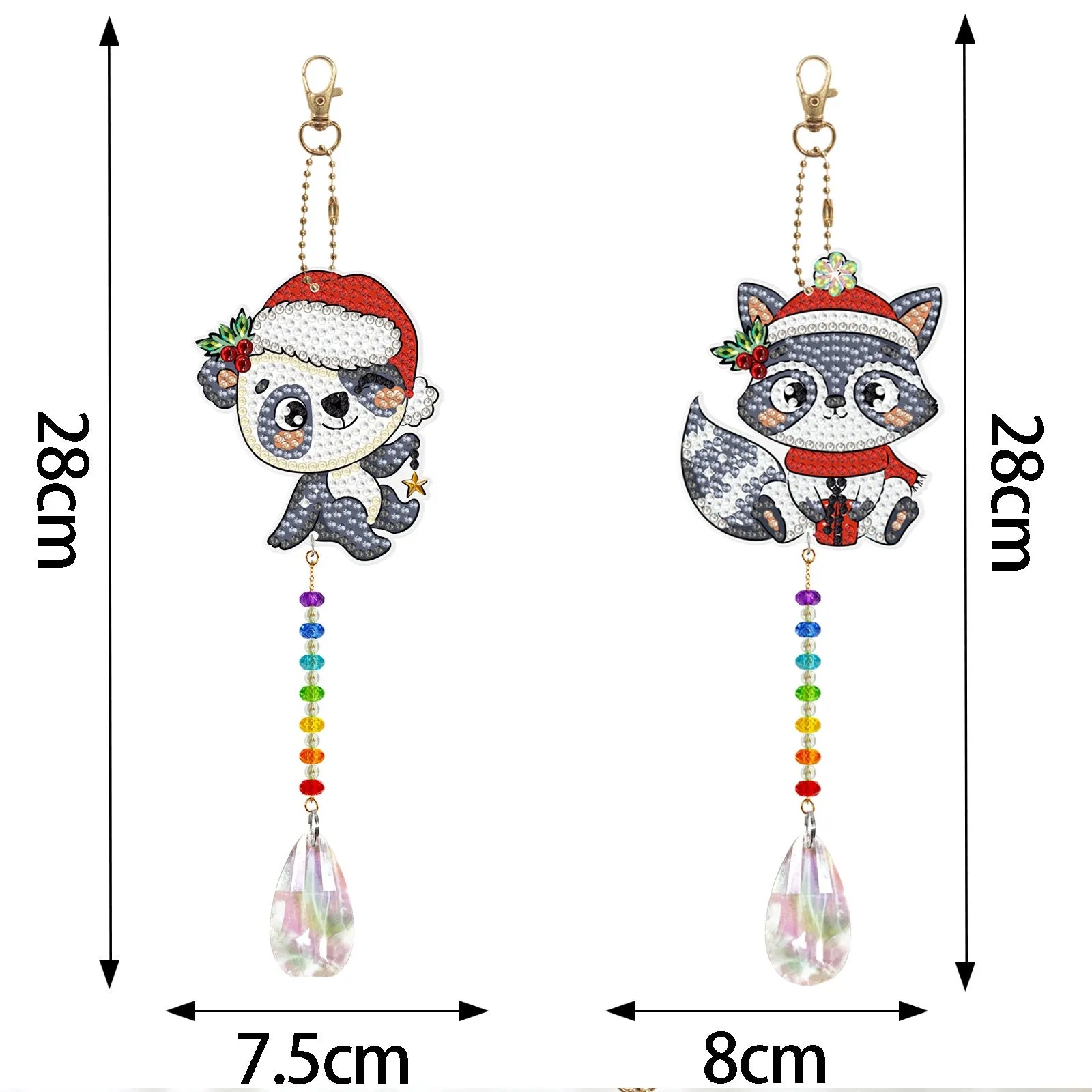 Diamond Art Double Sided Pendants