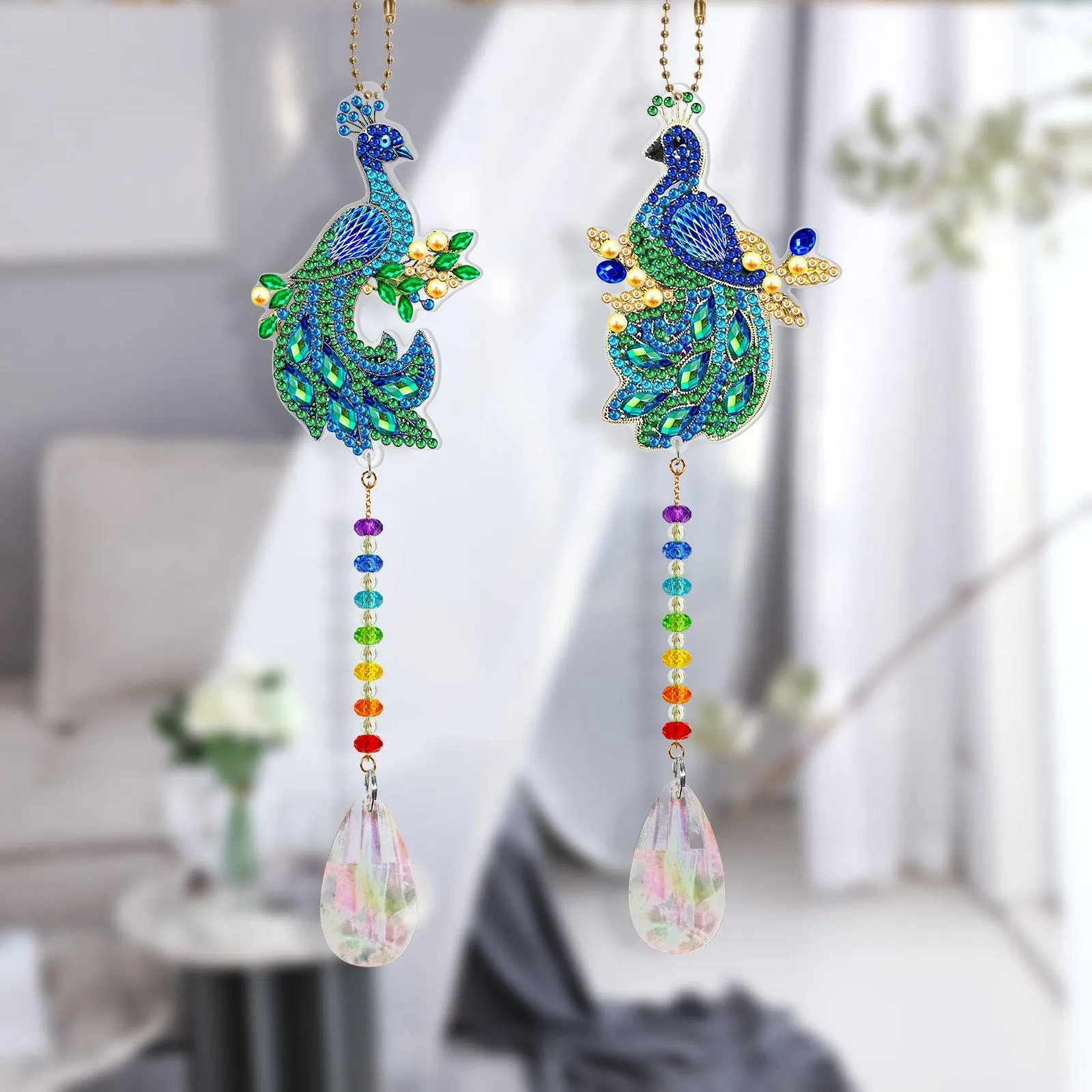 Diamond Art Double Sided Pendants