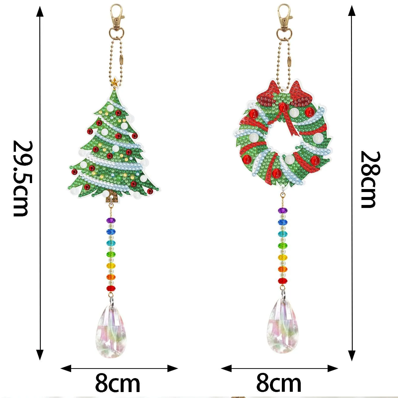 Diamond Art Double Sided Pendants