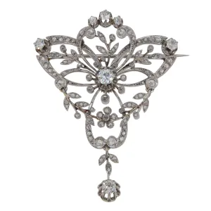 Diamond Set Brooch