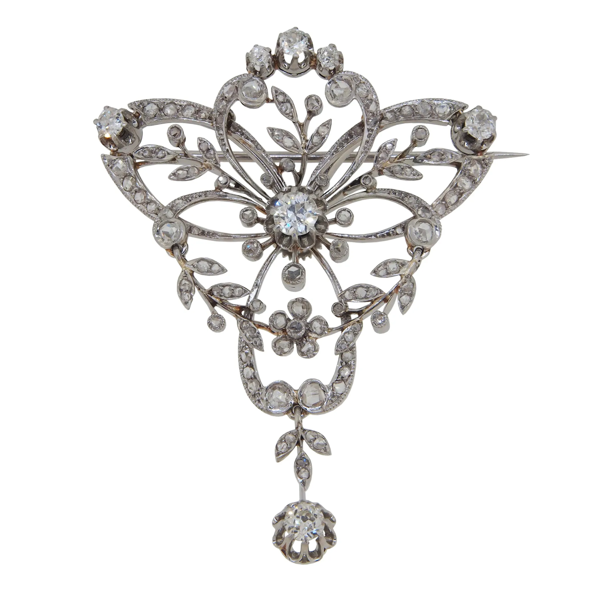 Diamond Set Brooch