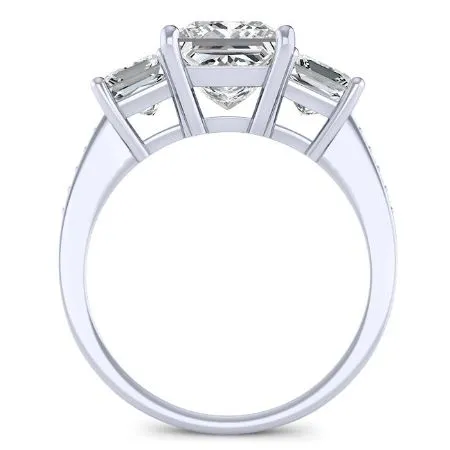 Dietes - Princess Moissanite Engagement Ring