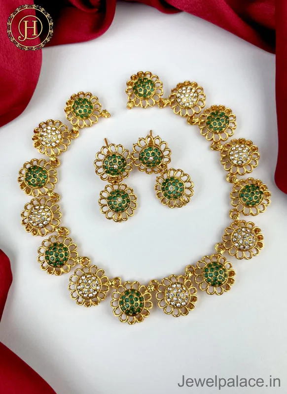 Elegant Gold Plated Designer Necklace JH1940