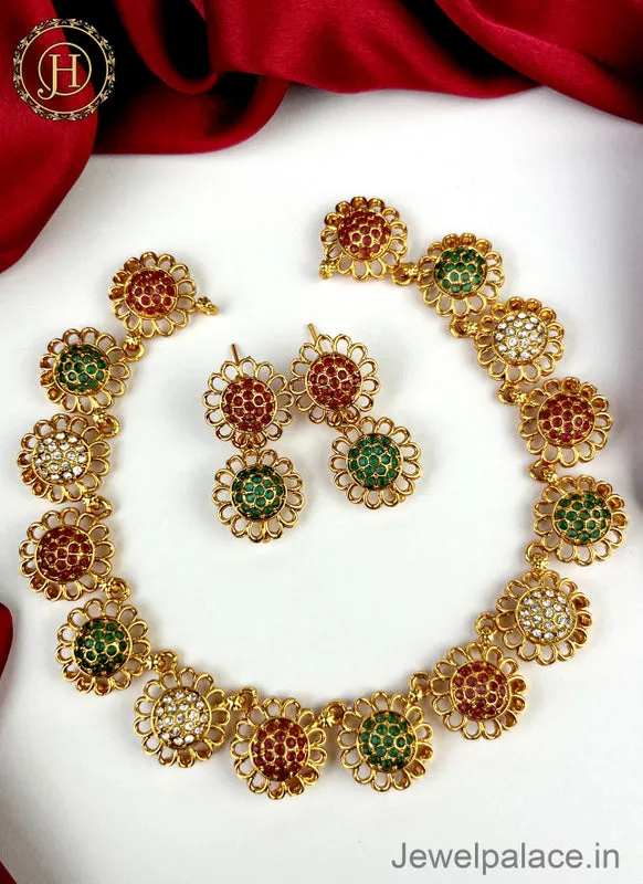 Elegant Gold Plated Designer Necklace JH1940