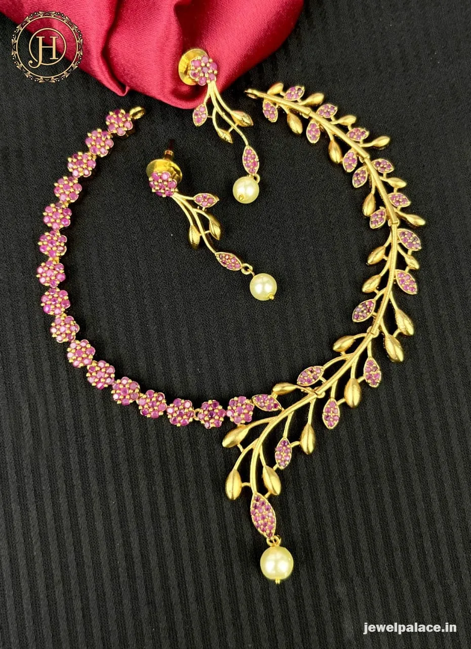 Elegant Gold Plated Premium Quality Necklace JH2674