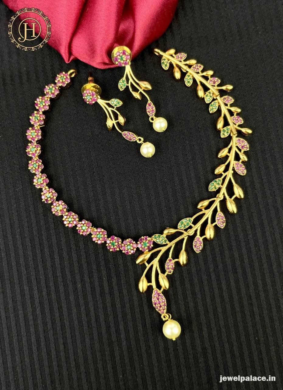 Elegant Gold Plated Premium Quality Necklace JH2674