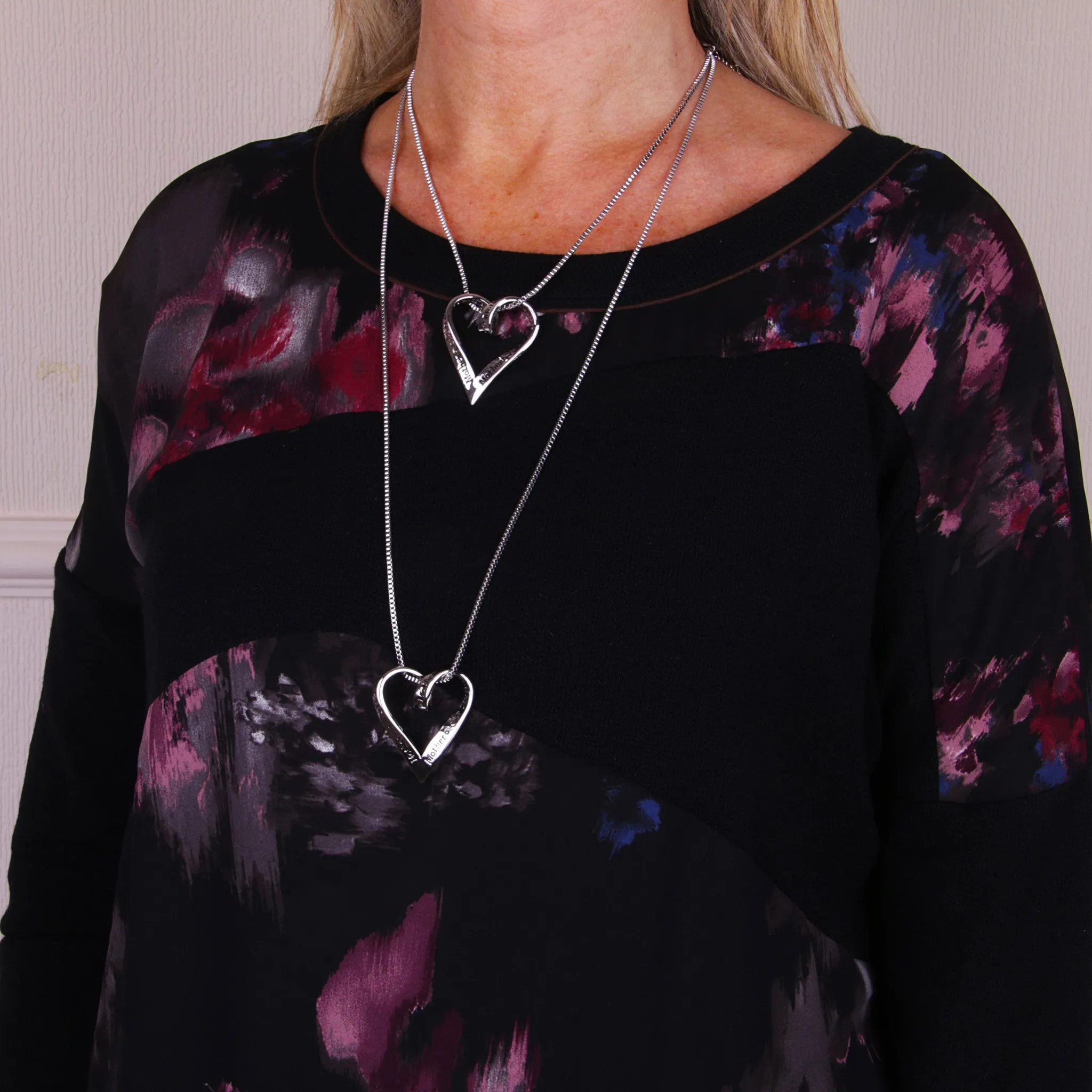 Entwined True Friend... Necklace Silver Plated