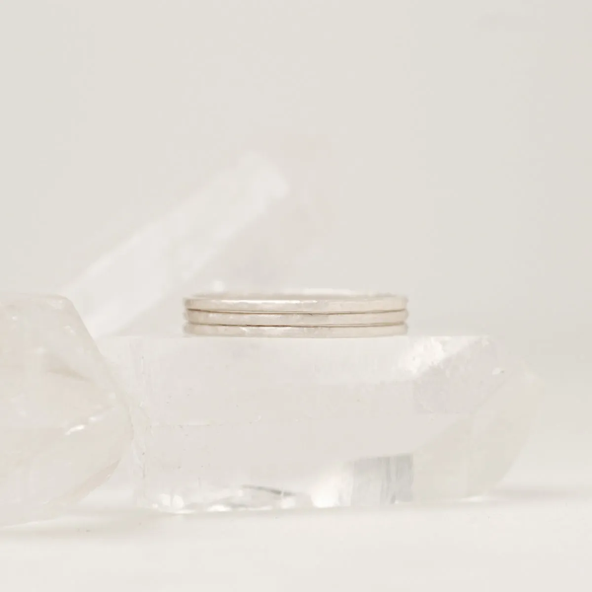 Featherweight Stacking Rings {Sterling Silver}