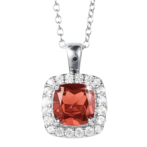 Gemfire Sparkle Garnet Pendant