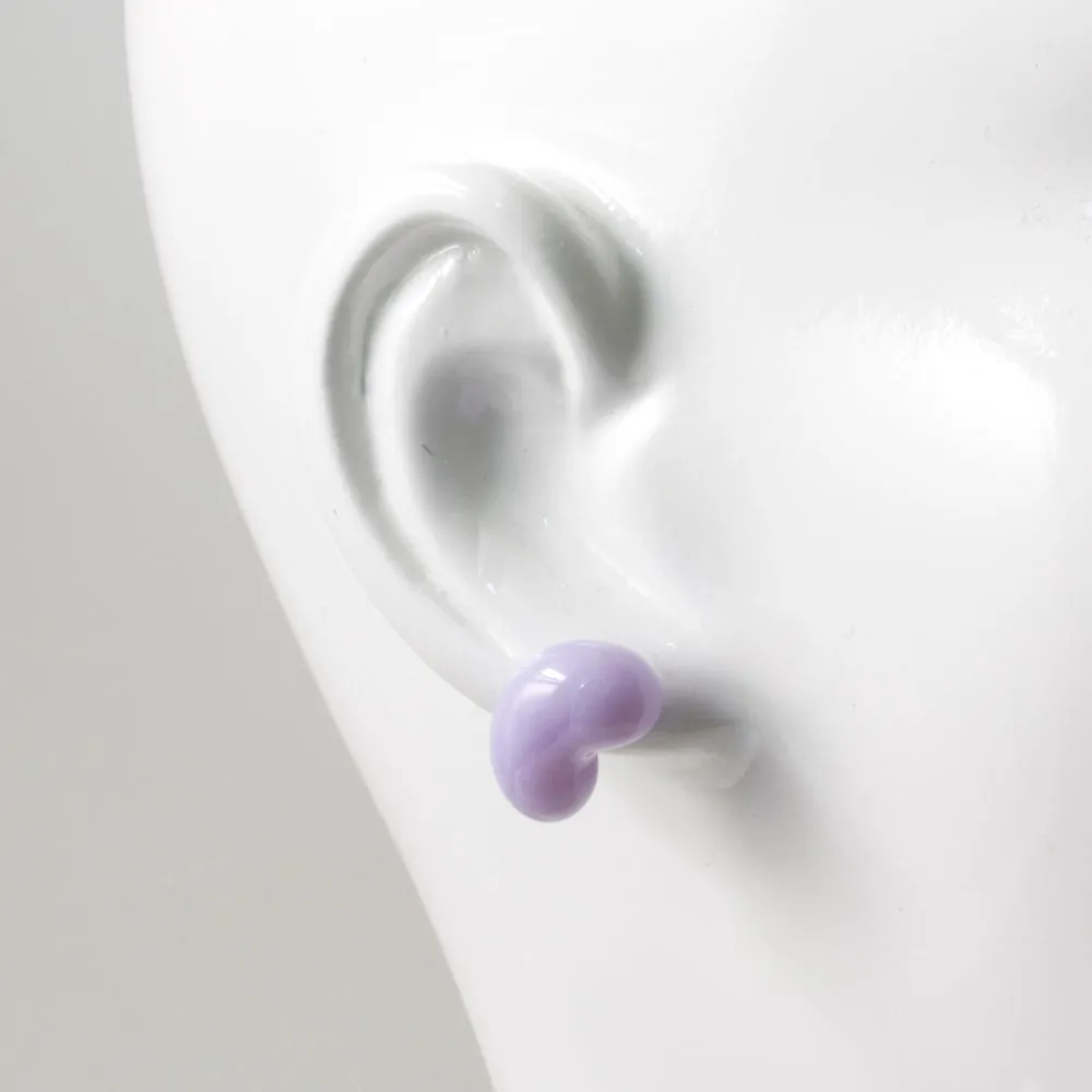 Glass Jelly Bean Earrings by Emma Gerard