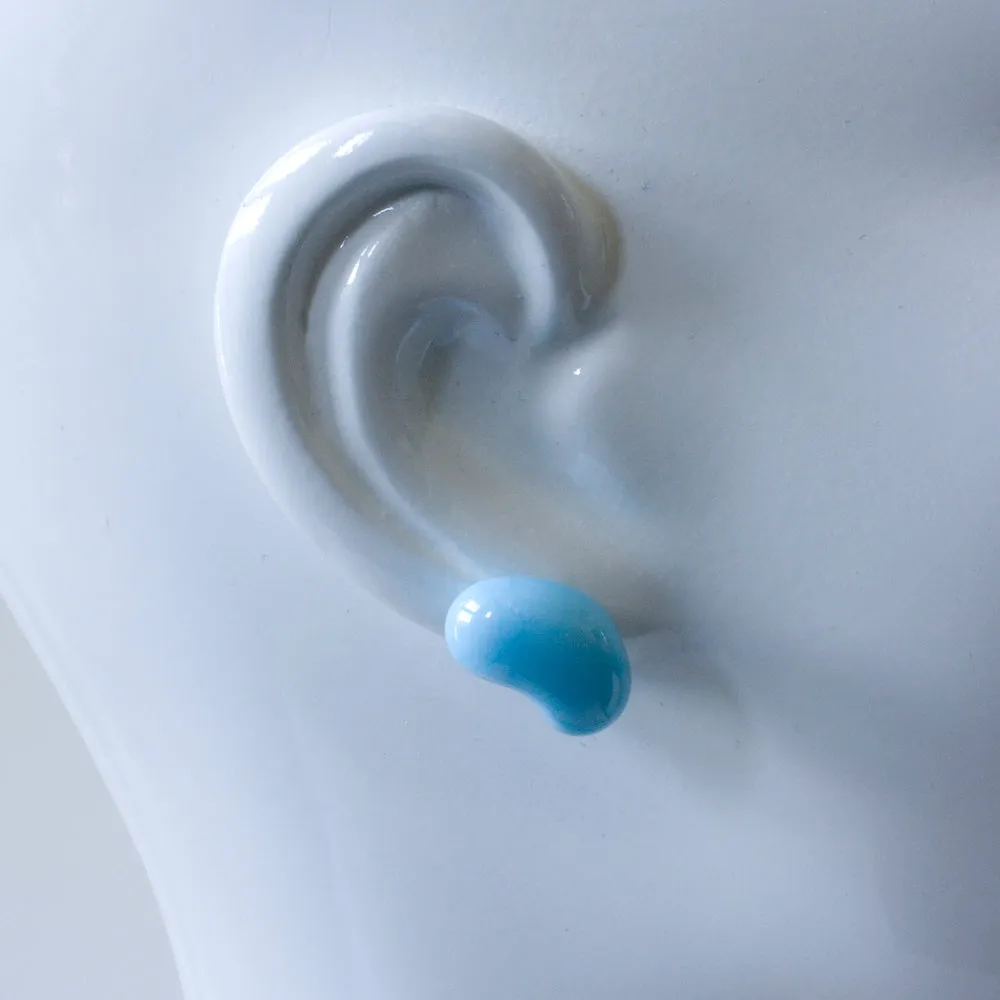 Glass Jelly Bean Earrings by Emma Gerard
