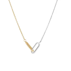 Gold Silver Unice Necklace
