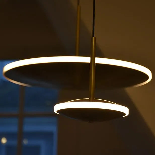 Graypants Chrona Horizontal Dish Pendant Light
