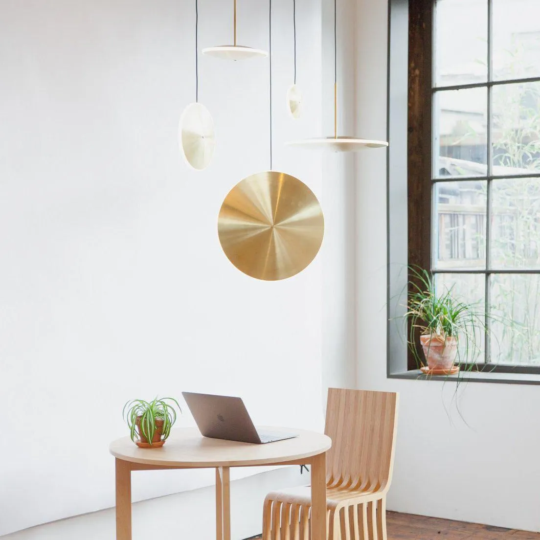 Graypants Chrona Horizontal Dish Pendant Light