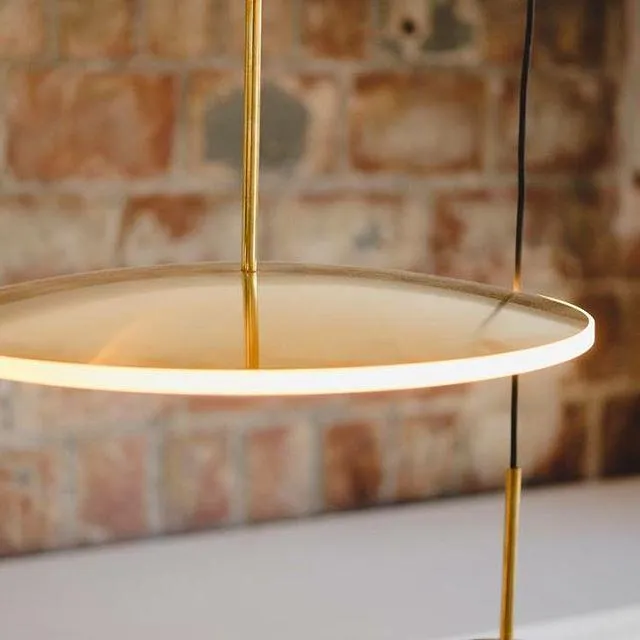 Graypants Chrona Horizontal Dish Pendant Light