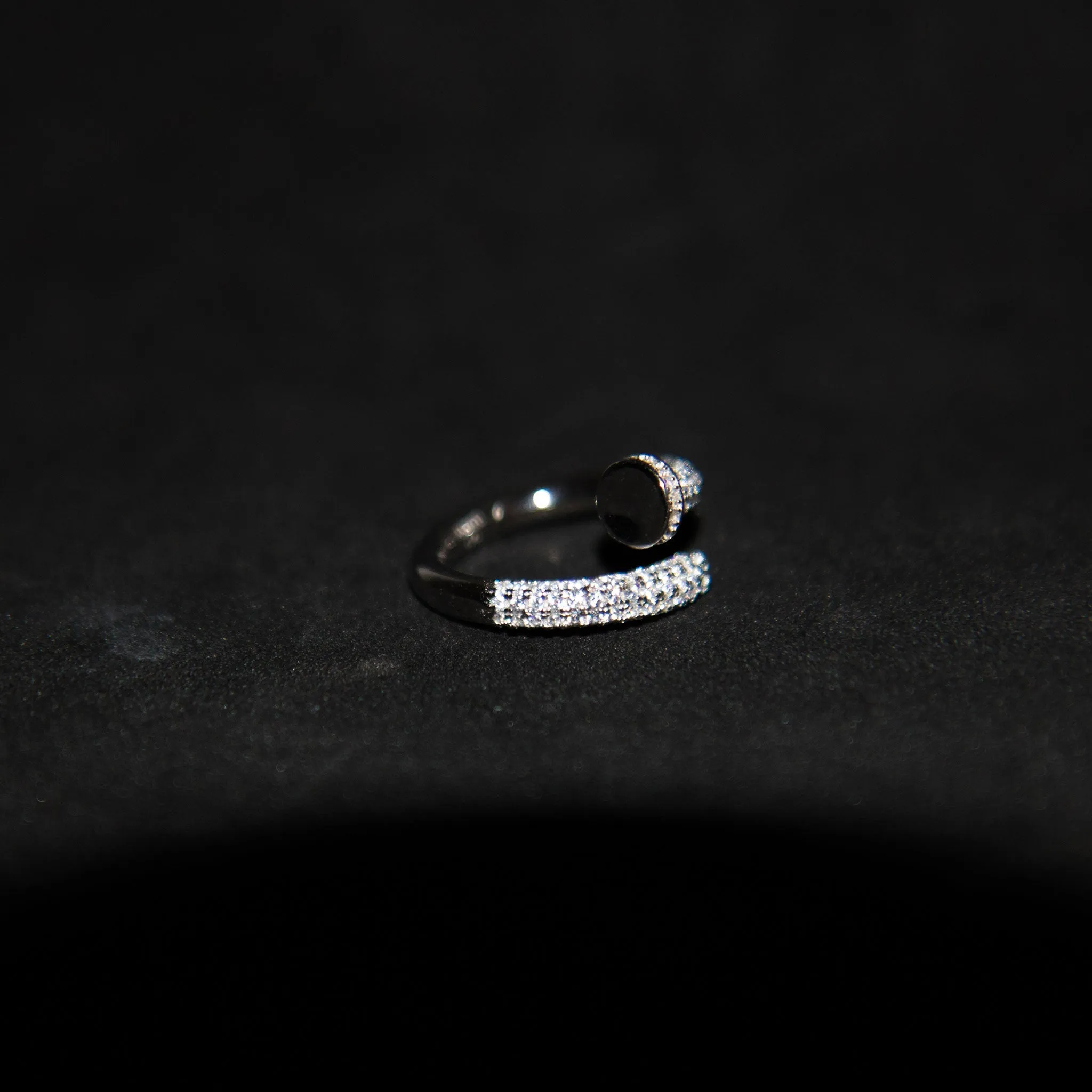 Iced Ring - 925 Silver