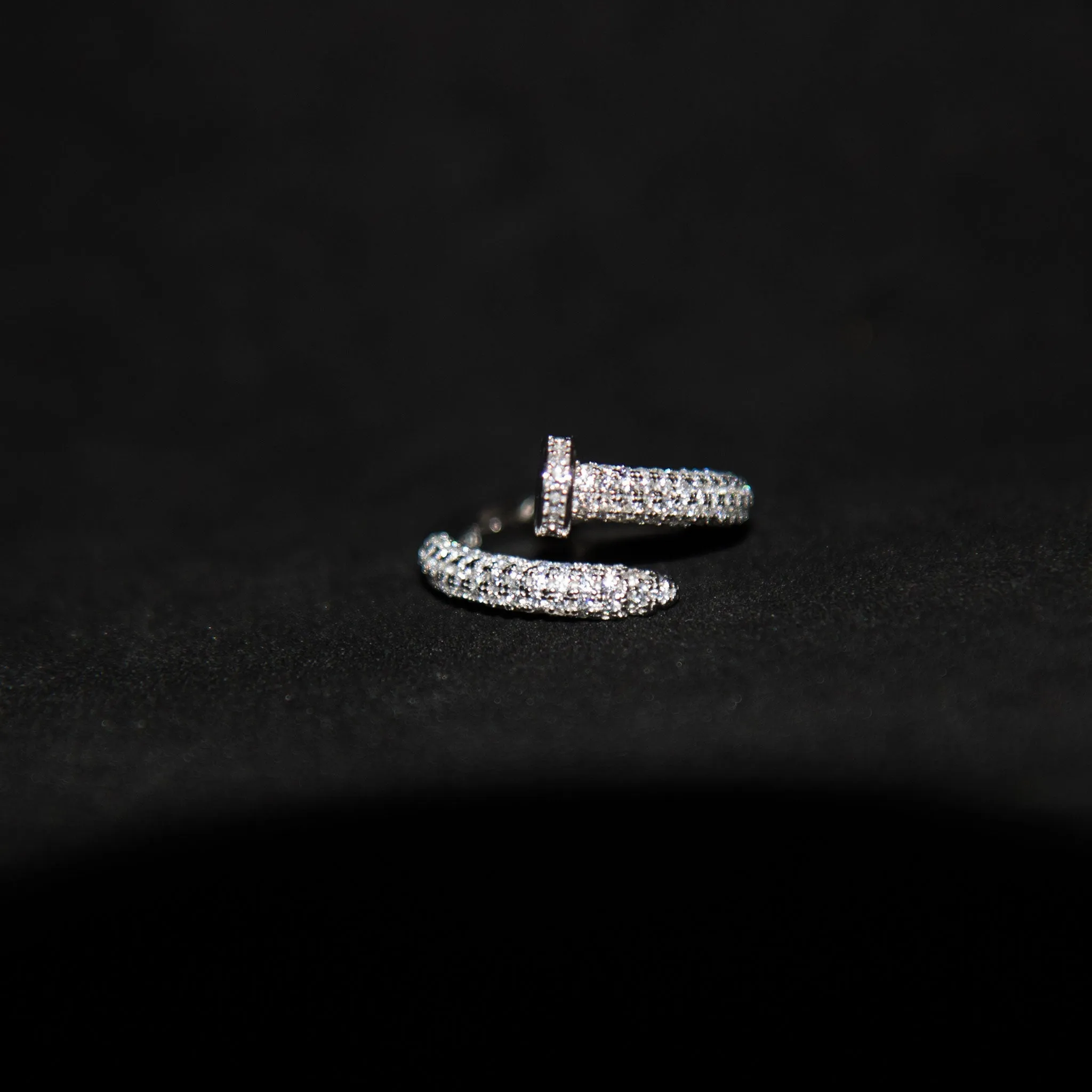 Iced Ring - 925 Silver