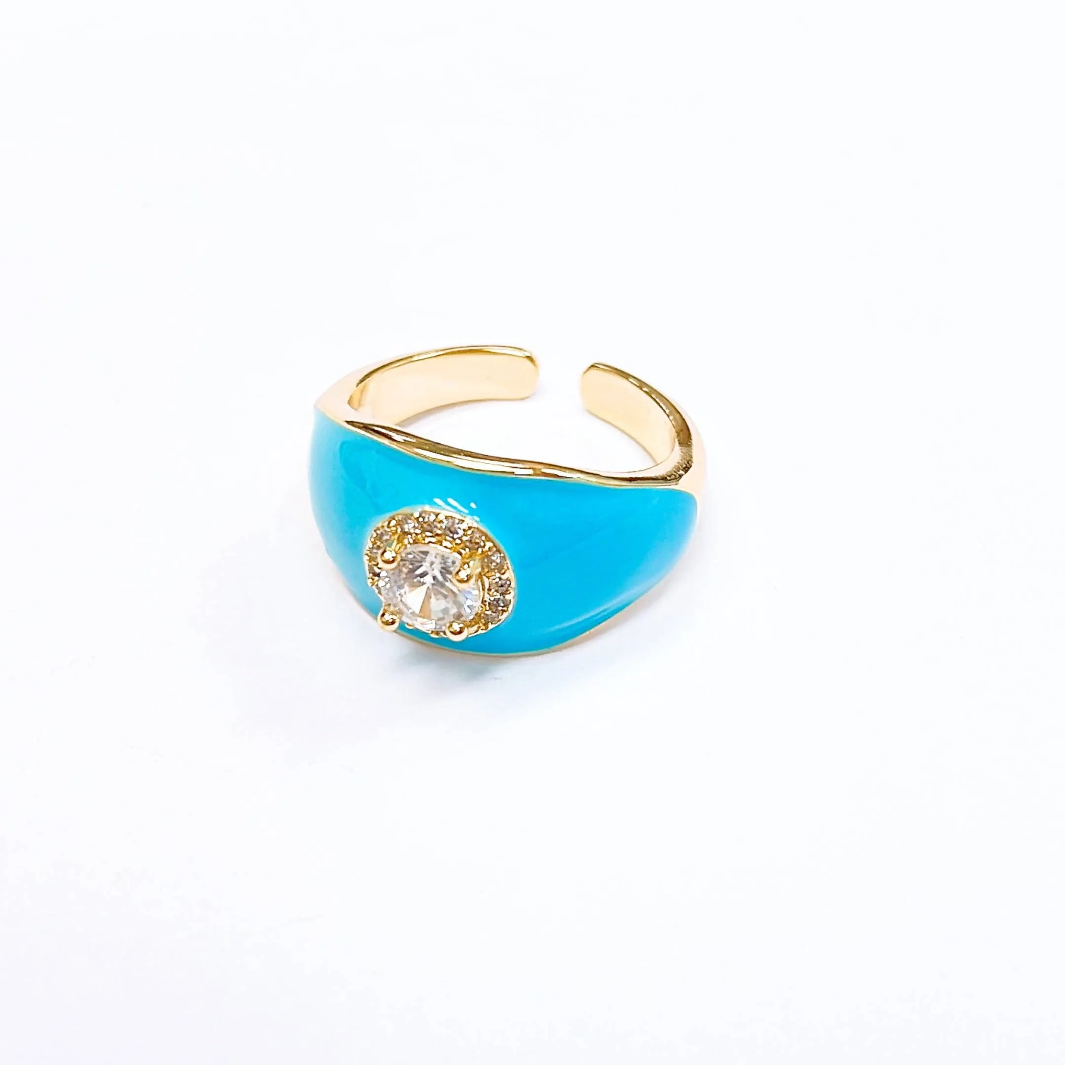 Irene Blue Open Ring